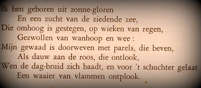 Zomerse dageraad 25 aug. Iris, godin, godendochter, vertelster